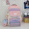 Cute Gaoyan College, Small Style, Fresh and Transparent Pain Bag, High School Student Large-capacity Schoolbag, High School Student Backpack
