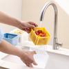 Split Type Double-Layer Food Preservation Storage Box Thick Drainage PP Kitchen Basket For Preparation & Side Dish Storage