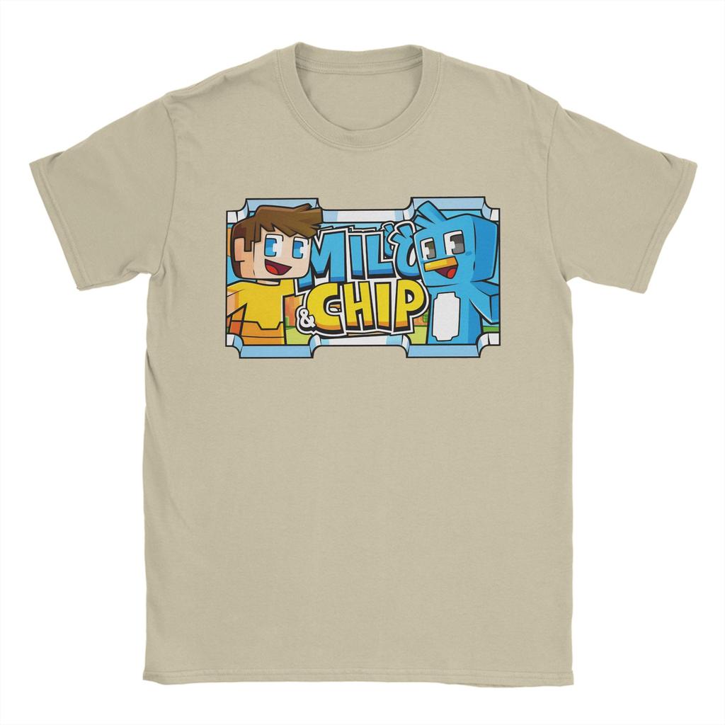 Milo and Chip Printed T Shirt for Men Women  100 Cotton  Tee Shirt Clothing