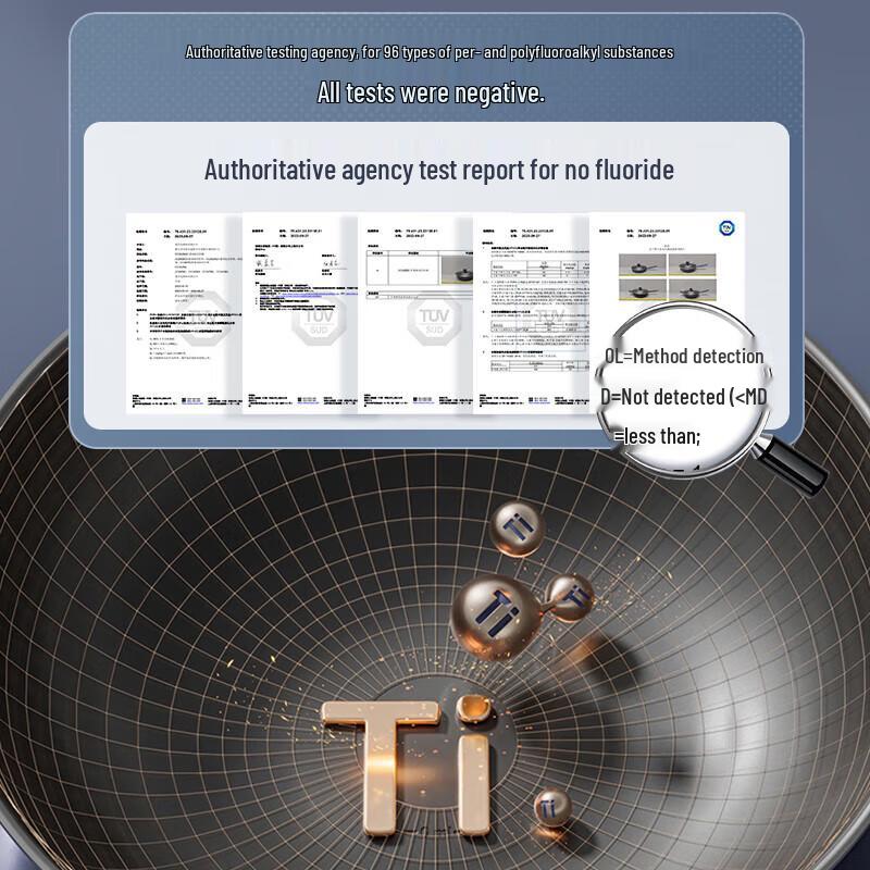 ASD 30cm Titanium Non-stick Wok