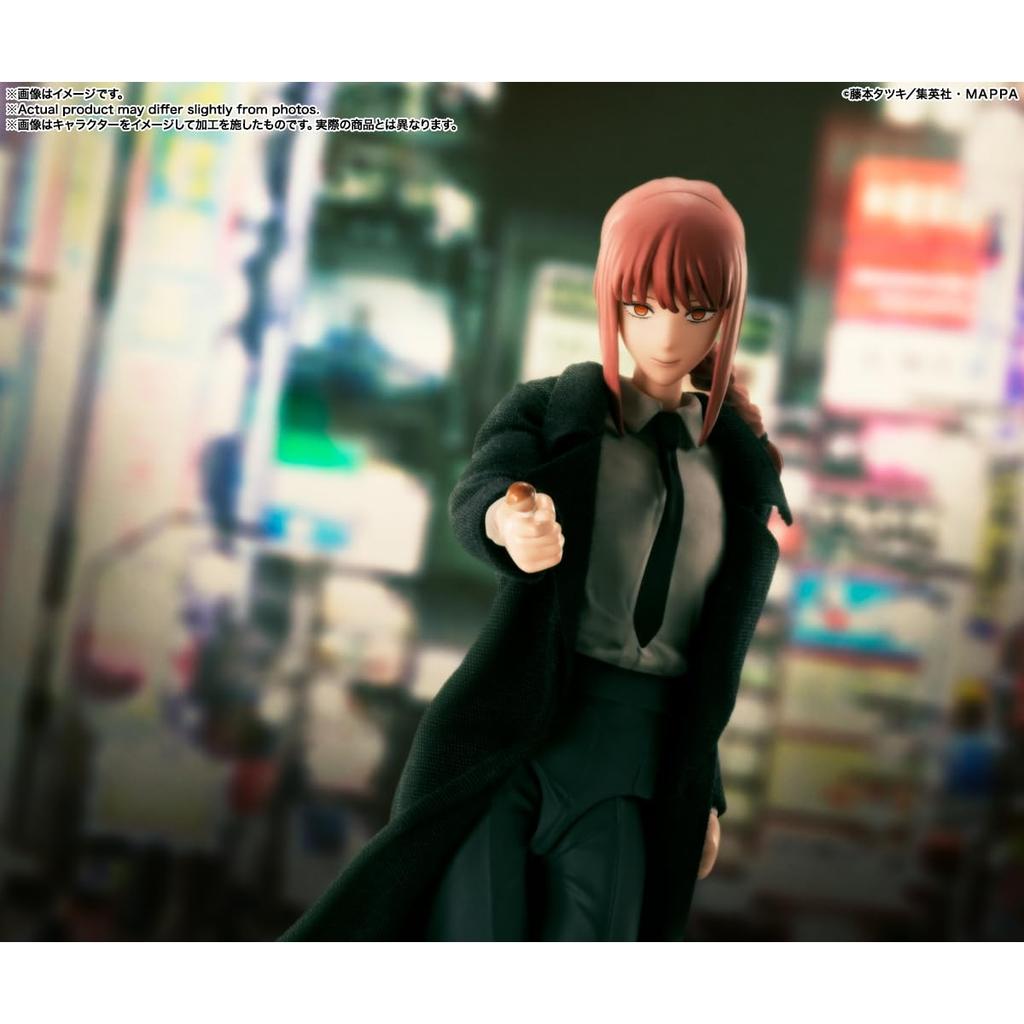 TAMASHII NATIONS S.H.Figuarts Chainsaw Man Makima 140mm PVC & ABS Action Figure with Cloth Accents