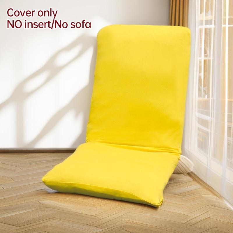 Folding Tatami Seat Cover Single Floor Bed Sofa Slipcover Household Foldable Relax Lounge Recliner Slipcover (Only Cover )