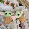 Adorable Yoda Baby Plush Backpack Decoration Soft Stuffed Animal Key Ring For Children Non-cartoon Design