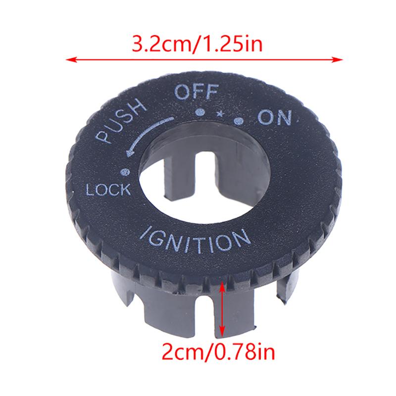 For Jog 50 2Ja 3Kj 3Yk 4Yp 5Bm Accessories Motorcycle Decorative Abs Cover Black Moped Scooter Ignition Lock Trim Cap