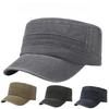 Nieuwe Grote Hoofd Man Grote Maat Puur Katoen Leger Platte Pet Buiten Baseballpet Zomer Polyester Extra Grote Maat Militaire Pet