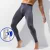 Leggings de toamnă antibacterieni tip glonț pentru bărbați cu căldură în zona inghinală interioară
