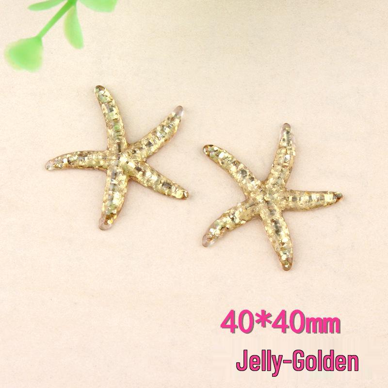 Starfish Resin Accessory Kit: Phone Case, Hair Clip, DIY Ocean Clog Patches