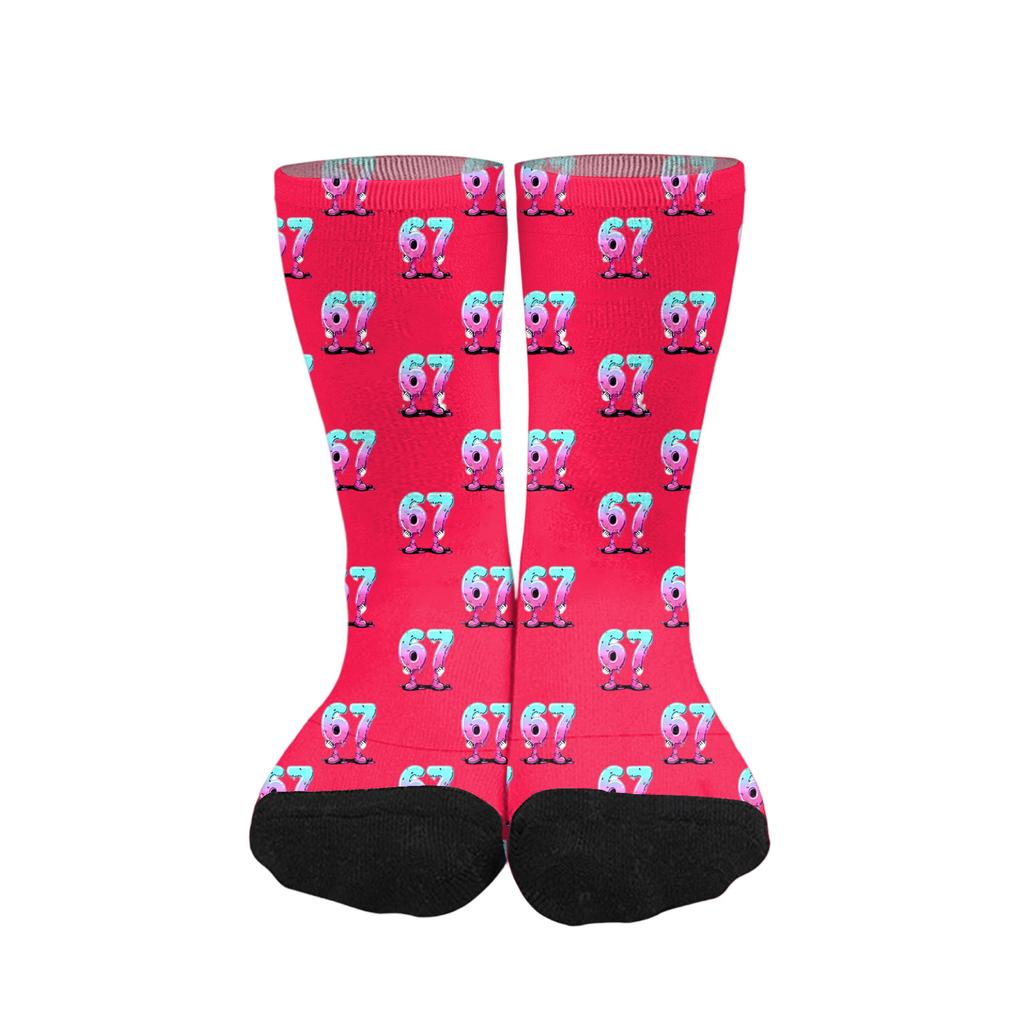 Cute And Playful Socks Mid-Calf Socks Long Socks Printed Socks