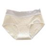 Japanese Sweet Floral Cotton Mid-High Waist Antibacterial Summer Girly Triangle Panties