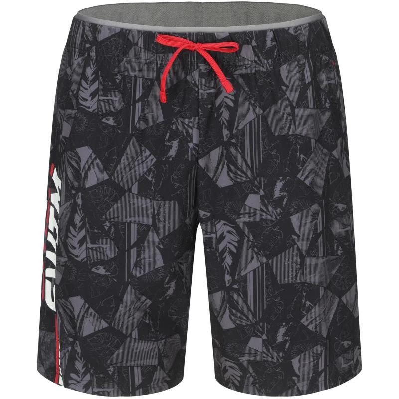 

DECATHLON 100 Comfortable Casual Long Swim Trunks Men s Black 2XL-3XL чёрный