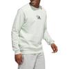 Adidas Sweatshirts Men's Green Crew Neck Moderate Regular HK6748