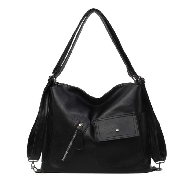 Womens Leather Shoulder Crossbody Bag Large Capacity Backpack Student School Bag