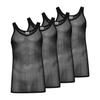 Keanu Men's String Vest Top (Pack of 4)