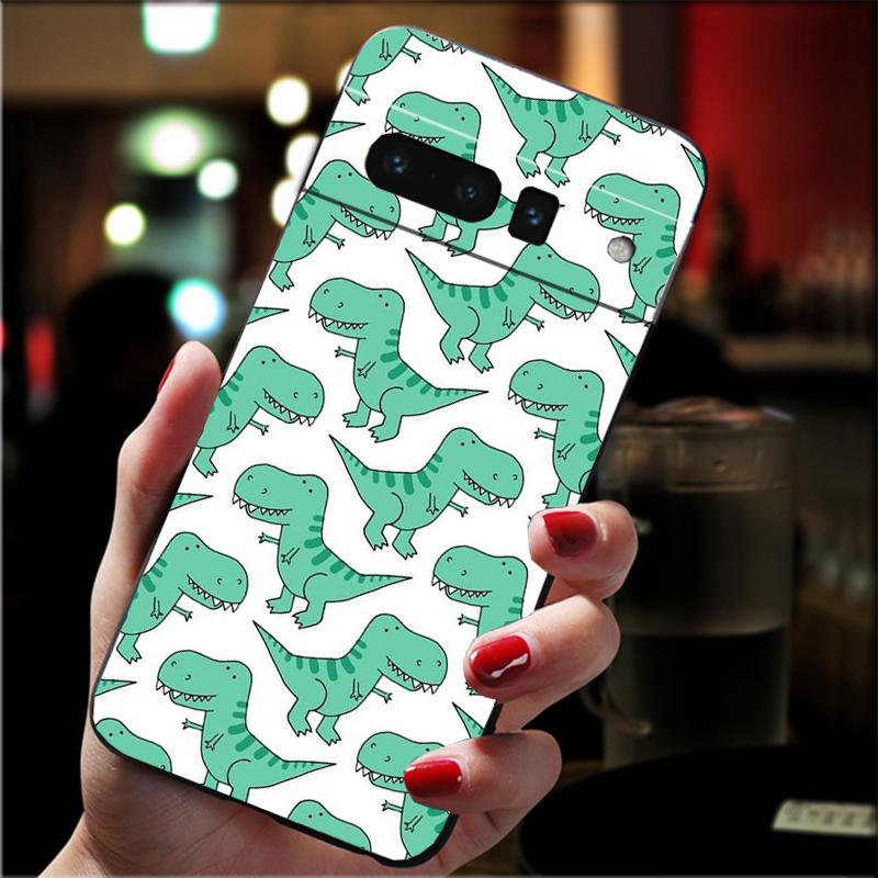 Phone Case For Google Pixel 10 9 Pro XL 9A 8 7 6 Pro Pixel 8A 7A 6A Pixel 8 7 6 5 Cute Dinosaur Baby