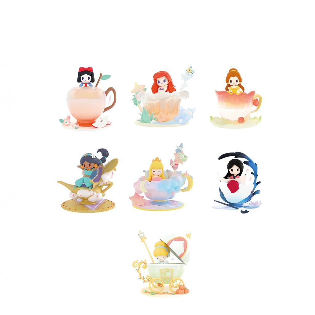 52TOYS BLINDBOX Disney Princess D Baby Series Sweetheart Teacups, Box of 6