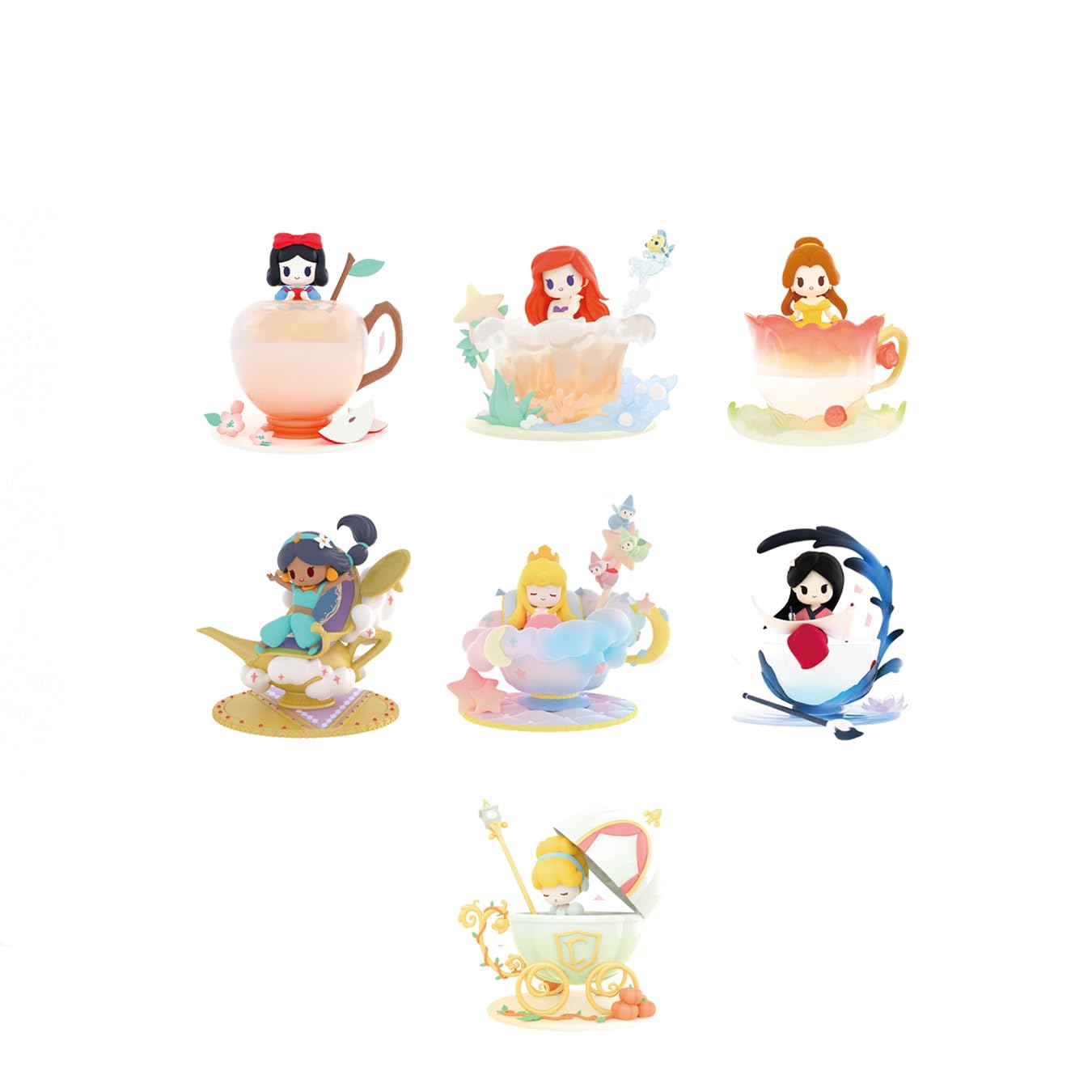 

52TOYS BLINDBOX Принцеси Діснея D Серія Дитяча Чашка Солодка Коробка 6 штук
