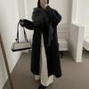 Women's Double-Sided Alpaca Wool Coat with Tassel Shawl and Doll Collar