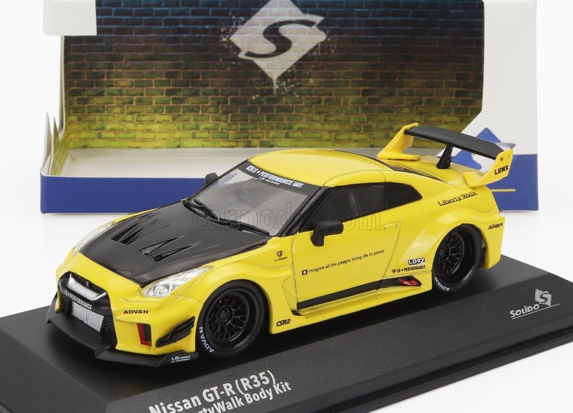 

Твердый Nissan Mini Car LB WORKS SILHOUETTE COUPE 2019 1/43 GT-R (Р35) (желтый) [Элемент] жёлтый