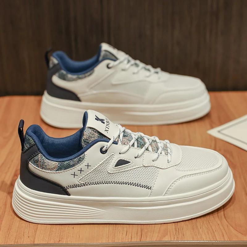 Mode Skateboard Ventilerande Herrskor Skor för Män Casual Sneaker Sport och Fritid Loafers Halkfria Vår och Höst Nya