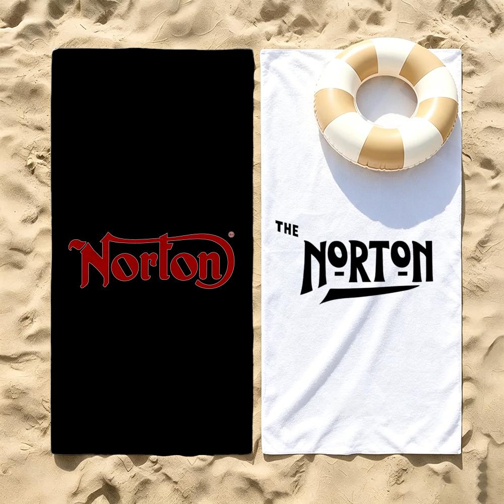 Brand Norton Motorcycles Towel Microfiber beach towel, quick-dry, sand-free, ultra-fine fiber, super soft.
