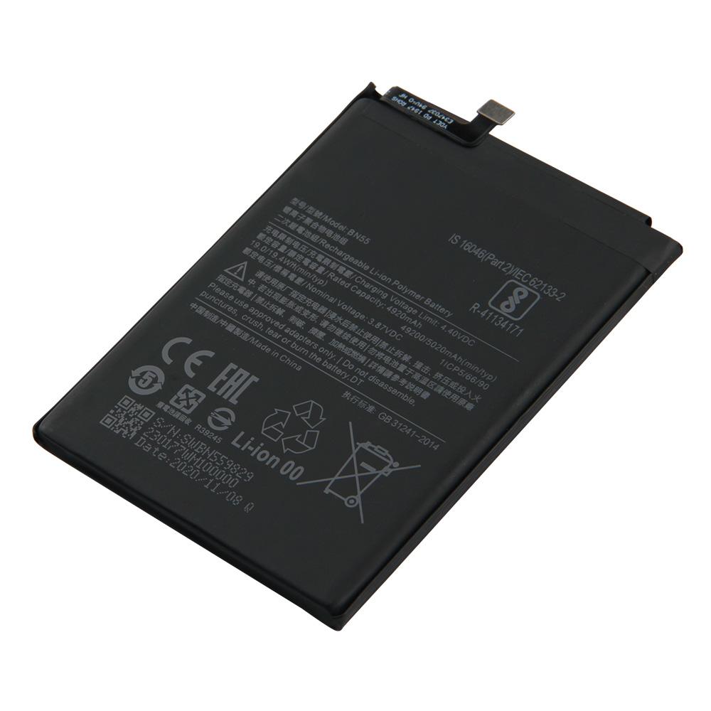Replacement Battery For Xiaomi Redmi Note 9S Note9S BN55 Rechargeable Phone Battery 5020mAh