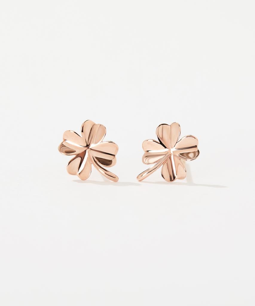 Dorocy 14K Lucky Clover Earrings