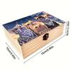 DIY Wooden 5D Diamond Art Diamond Dots Decorative Box Diamond Art Storage Box for Adults Rings Beads and Jewelry Accessories