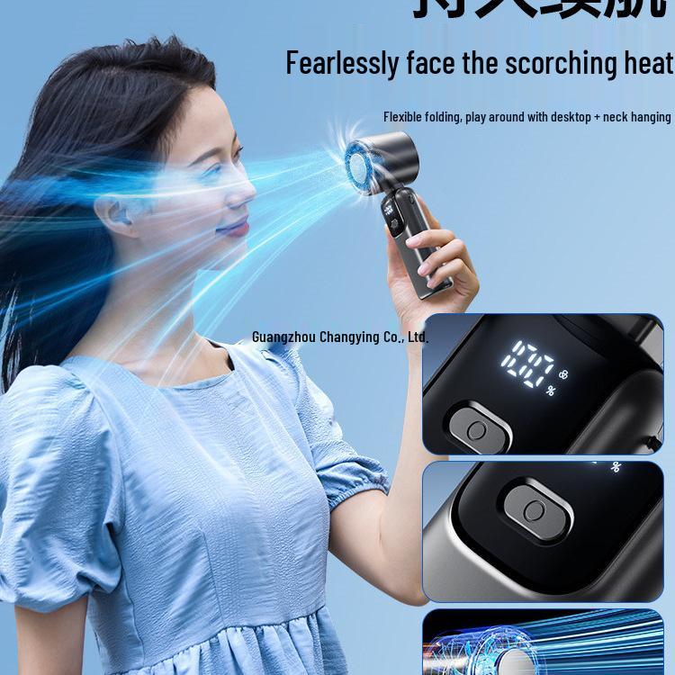 2026 Leafless Handheld Fan and Ice Pack Cooler