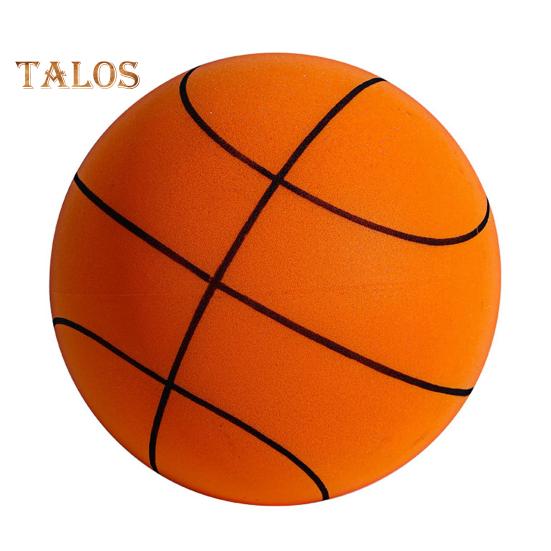 

Бесшумный баскетбольный мяч для дриблинговых тренировок в помещении. Высокоплотный пенный баскетбольный мяч для тренировок в помещении. Бесшумный мяч. M оранжевый