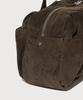 Covernat Woman Clover Heart Bubble Corduroy Duffle Bag Brown