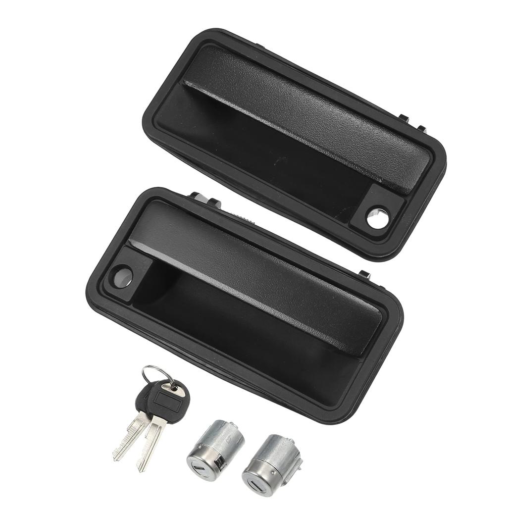 uxcell Exterior Front Door Handles for and Yukon Replacement Parts 15742229 and Left and Includes Lock Cylinder Key Chevrolet, Suburban, Tahoe, GMC,
