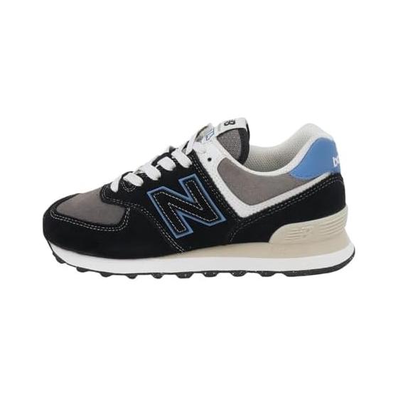 New Balance Sneakers Sports Shoes 574 Black U574QRB D Casual Shoes (Black/26.0/Men's, Lady's)