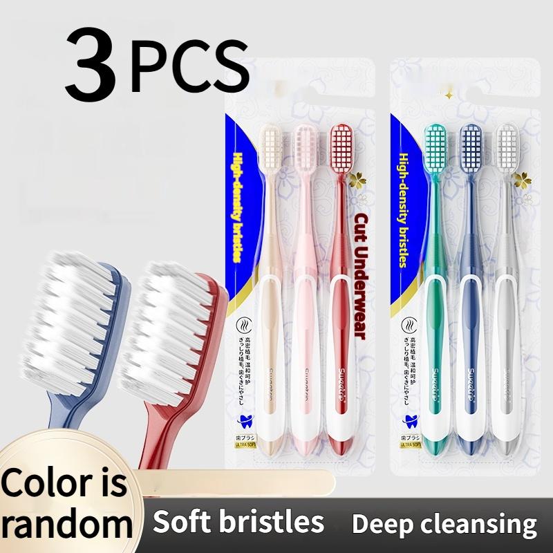 

Набор зубных щеток 3/6 шт. случайного цвета Глубоко очищают десны без кровоточивости Незаменимы для дома, путешествий и использования на открытом воздухе Отличный праздничный подарок Рождественский презент