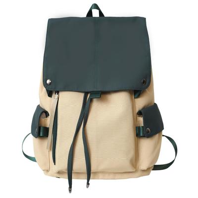New Unisex College-Style Couple Backpack - Large Capacity, Fashionable Student Schoolbag