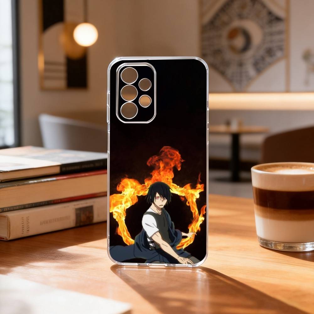 

Benimaru Shinmon Fire Force Logo Phone Case Transparent Silicone Soft For Samsung S25,S24,S21,S22,S23,S30,Ultra,S20,Plus,Fe Samsung S30Ultra5G