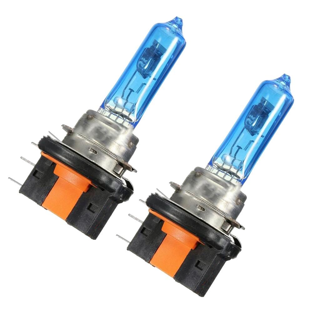 White Halogen Bulbs H15 Halogen Bulbs 1Pack Easy Installation Plastic+Glass Power 55W Socket Type H15 For 12V Car