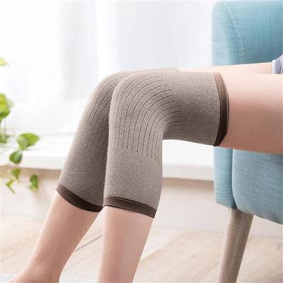 1 paio di ginocchiere calde in cashmere, supporto per ginocchio in lana per uomo e donna, per ciclismo, allungamento, prevenzione dell'artrite
