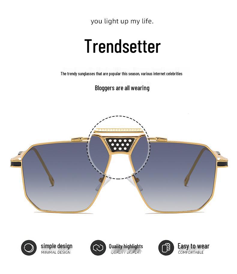 2025 Men's Fashionable Versatile Sunglasses - European & American Style