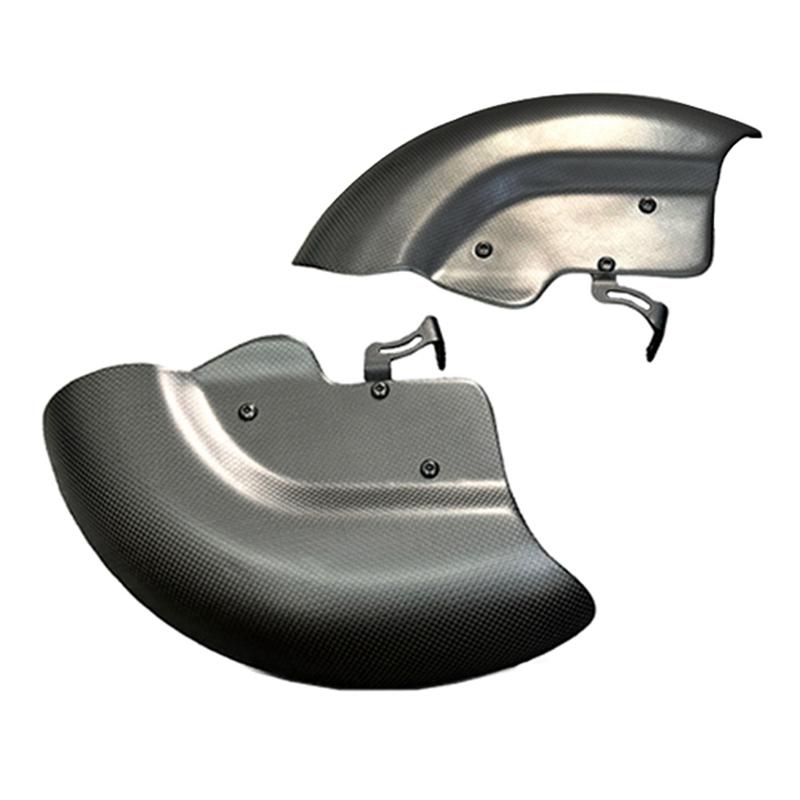 A16P-Carbon Fiber Front Brake Caliper Heat Dissipation Guide Wheel Cover Kits For Aprilia RSV4 RS V4 Motorcycle Carbon Fiber Pattern