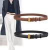 Casual Waist Belt Retro Pin Buckle Waistband Trendy Leather Belt  For Women
