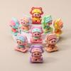 9pcs/Set Baby Three Figure Toy Skateboard Series Mini Figurine Desktop Decoration Model Ornaments Toys Kids Christmas Gifts