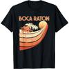 Boca Raton Retro Graphics 80s Style Fashion Apparel T-Shirt
