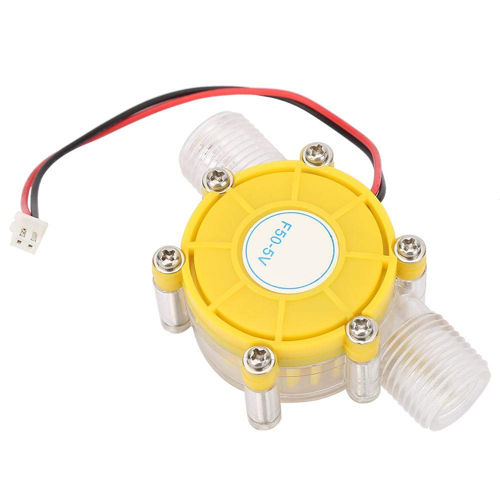 Akozon Micro Generator F50 Micro Hydro DC Water Flow Pump Turbine Hydroelectric Energy Generator (5V)