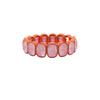 Elegant Geometric Enamel Bracelet With Crystal Accents Women Alloy Fashion Jewelry