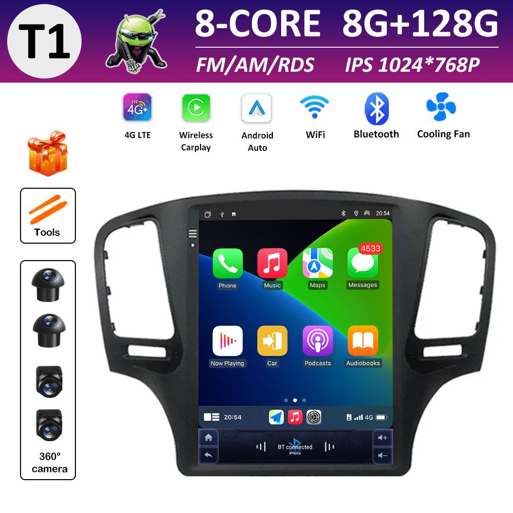 IPS Touch Screen Wireless Carplay for Roewe 350 2010 2011 2012 2013 - 2016 Android Auto GPS Navigation Bluetooth DSP Stereo WIFI