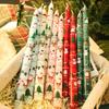 2pcs Christmas 25cm Banquet Candle Decoration Candlelight Dinner Christmas Decoration Long Pole Wedding Candle Wholesale