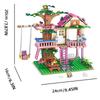 504pcs Friends City Tree House Summer Holiday Villa Castle Building Blocks Sets Garden DIY Toys for Kids Girl Birthday Gift