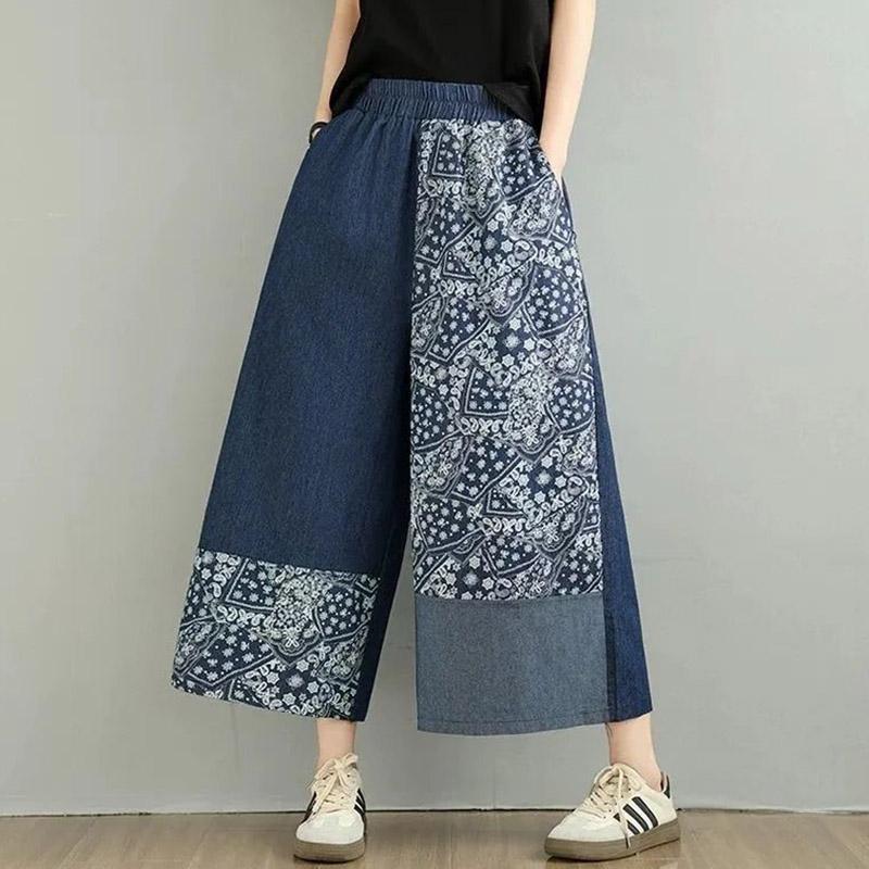 Hose für Damen Elastische Hohe Taille Lange Hose Übergröße Verdickt Dehnbar Vielseitig Lässig Weitbeinjeans