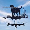 Weather Vane Ornament: Outdoor Wrought Iron Spray-Painted Roof Decoration Metal Craft
