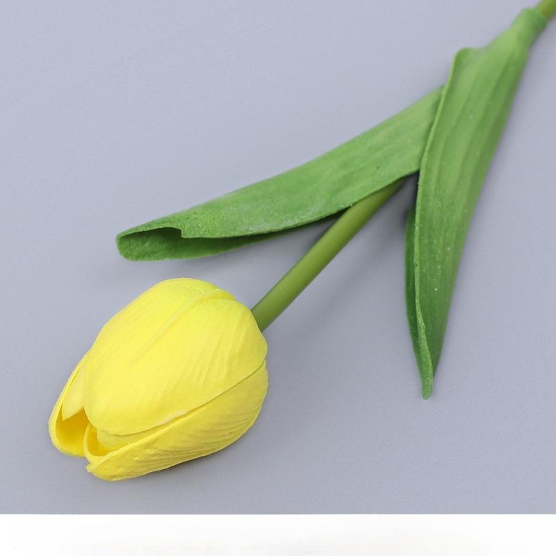 10PCS Mini Tulip Simulation Flower Wedding Home Fake Flower Photography Props Decorative Accessories Hand Bouquet